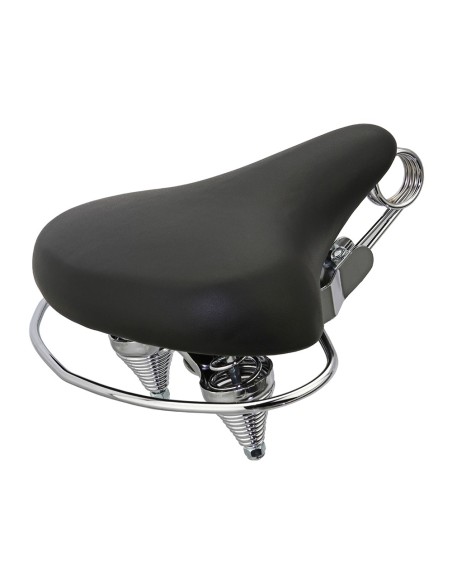 Beach Cruisers Saddle 8016 Web Spring Black.